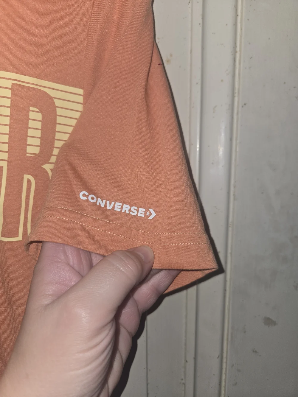 Converse All Star Kid's Orange Graphic Tee